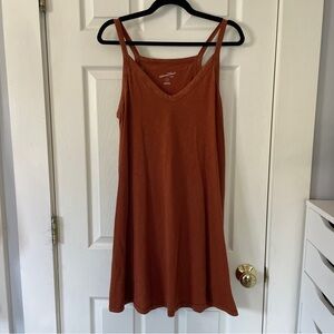 Rust Orange Dress